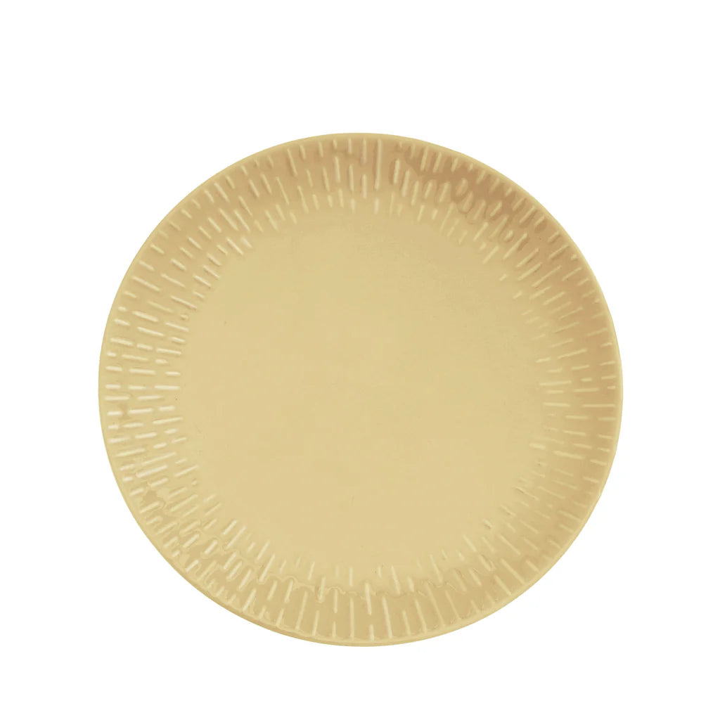 Confetti Mittagsteller mustard